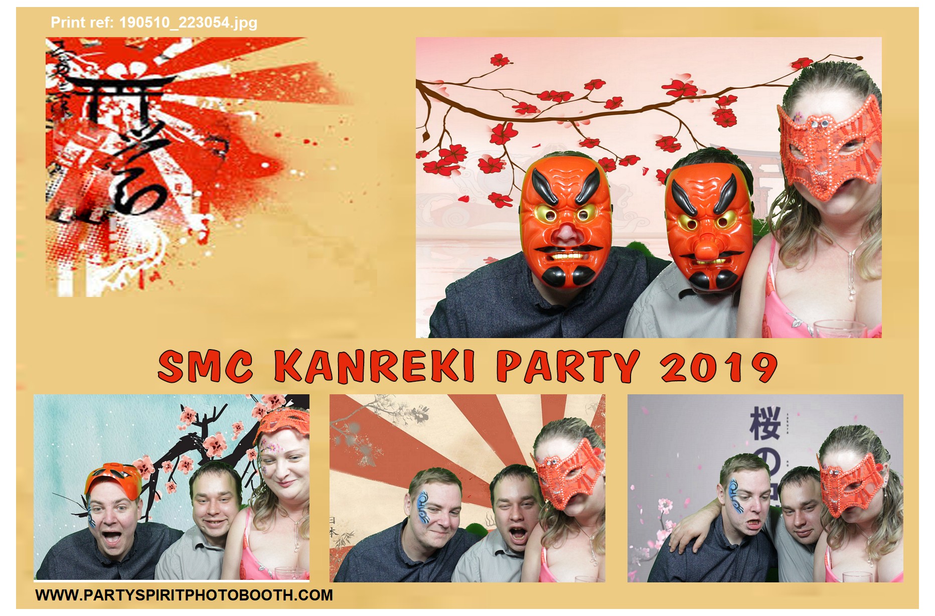 60th Japanese Theme Event | View more photos from the event at gallery.partyspiritphotobooth.com/u/PartySpiritPhotoBooth/60th-Japanese-Theme-Event